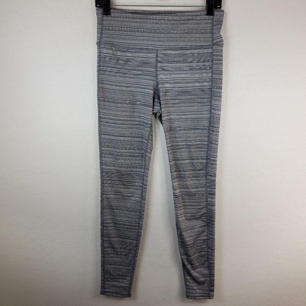 Athleta Leggings Women's Size Medium‎ Yoga Chaturanga High Rise Gray Full Length